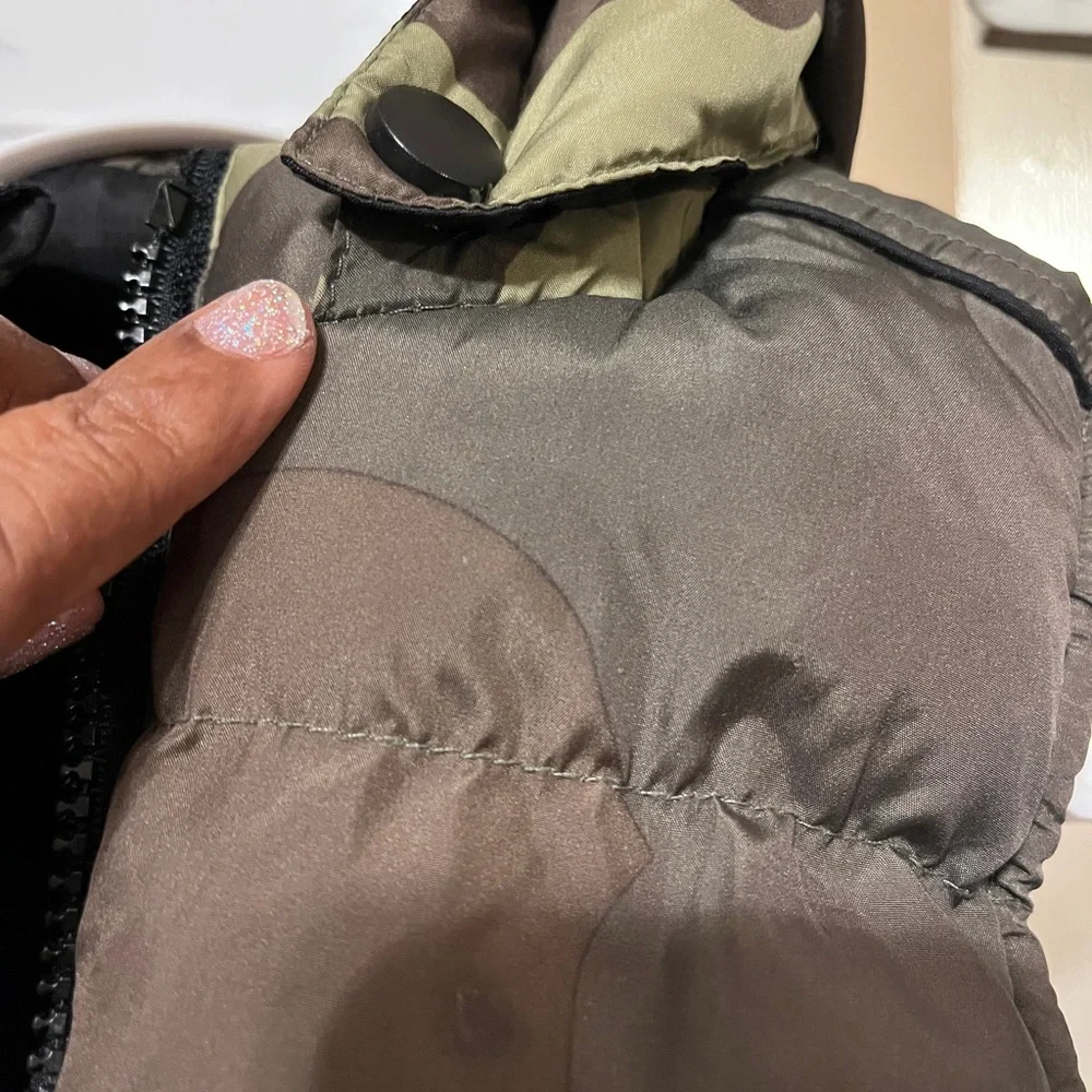 Joe Brown and Tan Puffer Vest Size 3